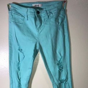 Light green jeans